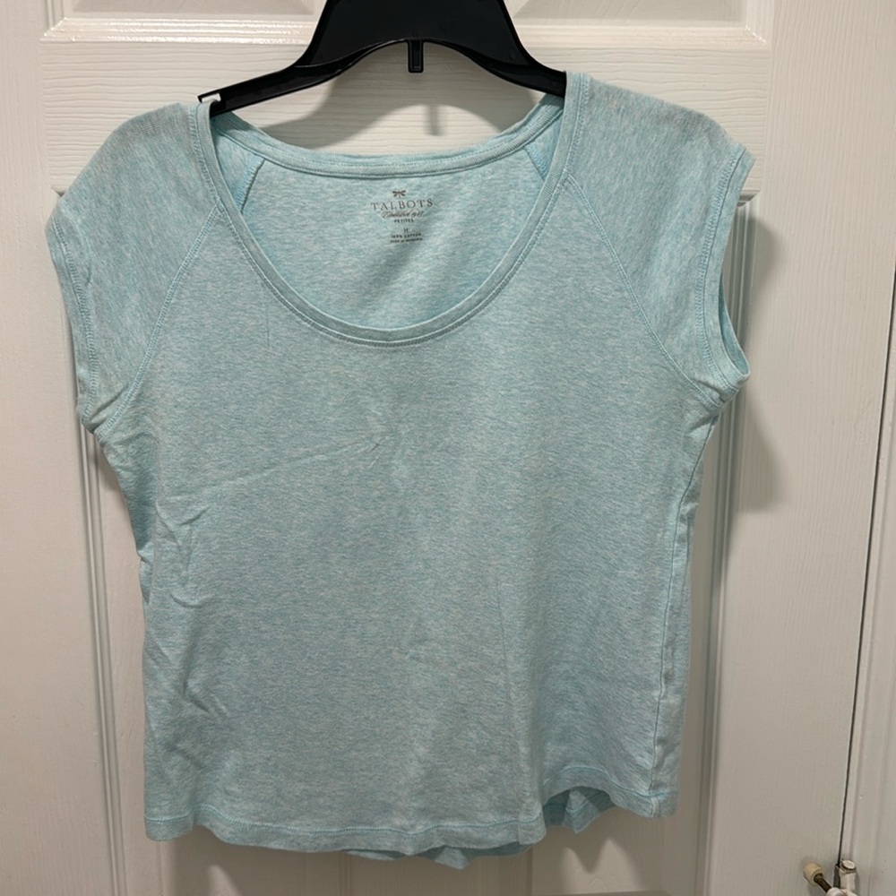 Talbots Petites 100% Cotton Short Sleeve top